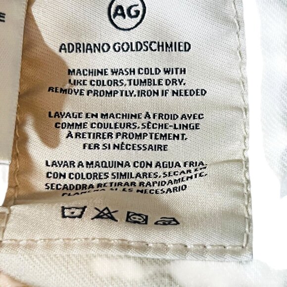 AG Adriano Goldschmied Blue Denim Jeans 33x34 The Graduate Tailored Leg - Picture 13 of 15